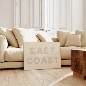 East Coast Print Coastal Cowgirl Decor Coastal Wall Art Neutral Wall Art 
