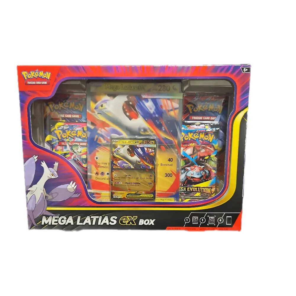 Pokemon TCG: Mega Latias EX Box - NEW 3D Jumbo Card, 4 booster packs, & Mega Latias Promo - TikTok Shop Pokemon TCG: Mega Latias EX Box - NEW 3D Jumbo Card, 4 booster packs, & Mega Latias Promo - TikTok Shop