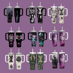 Sleep Token Band Music Tour 20oz 40oz Collection Tumbler, Lover Sleep Token Tumbler Gift, Hot Cold Drink Cup, Gift Birthday