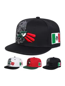 Unisex Eagle Hip Hop Baseball Cap, Adjustable Sun Protection Hat, Outdoor Travel Beach Vacation, Casual Fitted Design, All Seasons, Snapback Cap