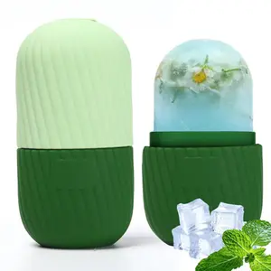 Silicone Ice Facial Rollers for DIY,Remove Dark Circle Pore Shrink Face Roller,Reusable Leak-Proof Skin Care Tools,Facial Care Tools for Daily Skincare Routine