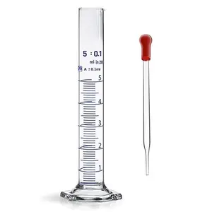 Thick Glass Graduated Cylinder - 5ml