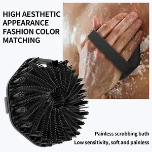 Single Pack Silicone Body Bath Brush, Soft Skin-Friendly Design, Flexible Head for Gentle Exfoliation, Full Body Cleansing Tool