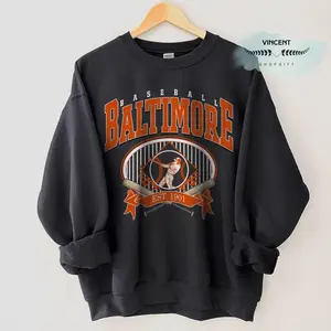 Baltimore Baseball sweatshirt crewneck, Baltimore baseball Tee, Vintage Baseball Crewneck, Baltimore baseball Tee, Custom Baseball Tee