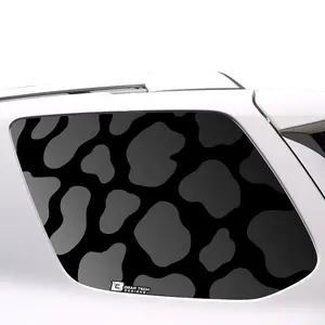 Precut Cow Print Rear Side Quarter Window Decal Stickers Fits Toyota 4Runner 2010-2024