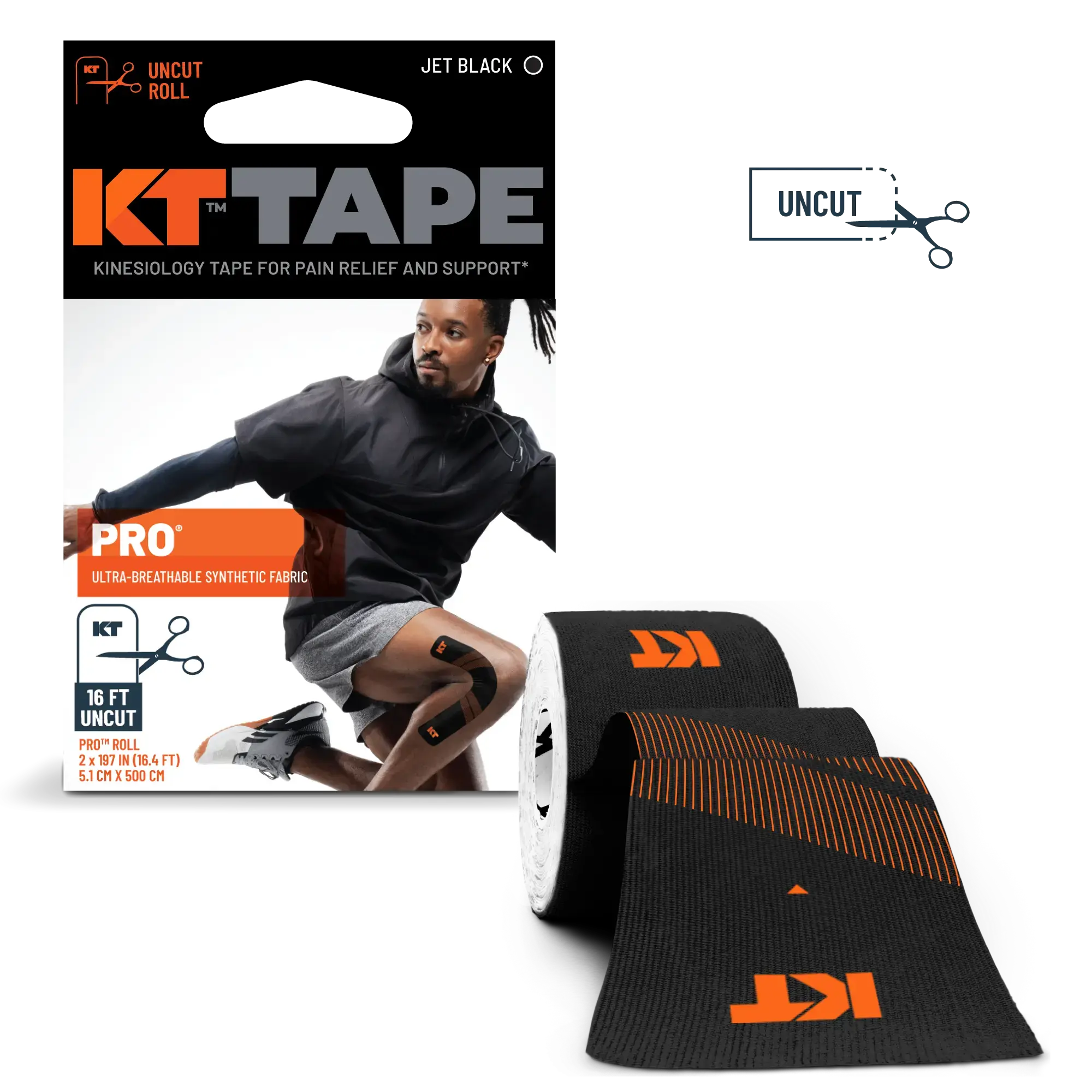 KT Tape Pro 16 ft Uncut Athletic Sports Tape