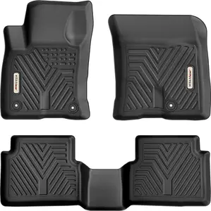 OEDRO Custom Fit Floor Mats Compatible with 2021-2024 Ford Bronco Sport, 2 Row Floor Mats Liner Set