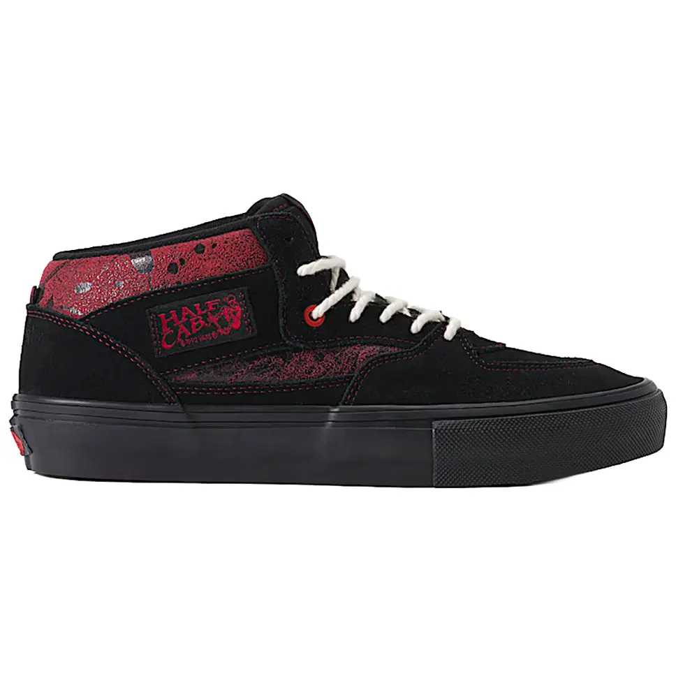 Vans Skate Half Cab Red Black Shoes