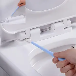 1set, Disposable Toilet Brush Set 1PC Handle +50PCS Cleaning Replacement Head New Disposable Toilet Brush Set No Dead Corner Toilet Gap Brush Long Handle Toilet Cleaning Brush Household Cleaning Tools, Cleaning Supplies, Toilet Wand