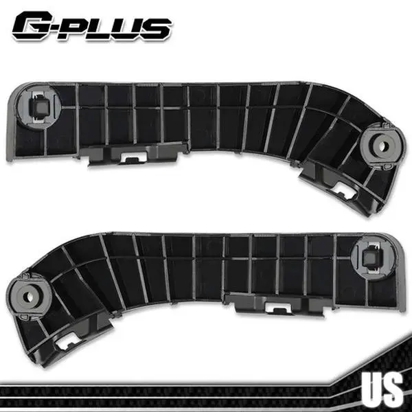 Front Bumper Retainer Bracket Set, Factory Fit Plug-and-Play Pair Pack for 2007-2011 Toyota Camry (Left + Right Side)