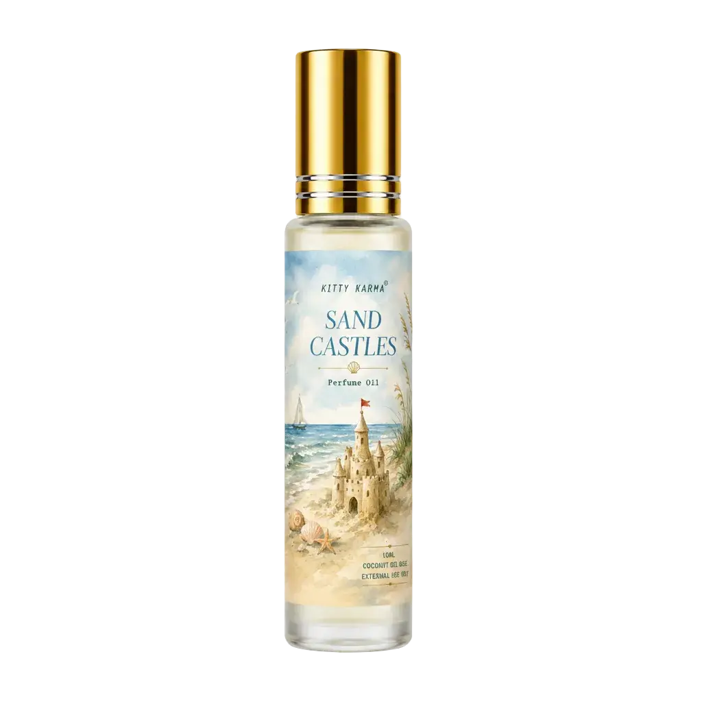 Sand Castles Perfume Oil Roller |Pistachio & Vanilla | Kitty Karma