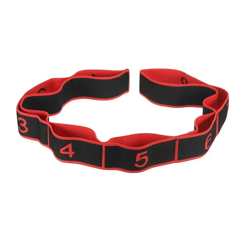 8-Loop Stretch Elastic Band for Yoga & Pilates, Durable Muscle Training Band for Home Workouts - Gym Workout Equipment for Men and Women, Enhanced Flexibility, Loop Bands For Exercise