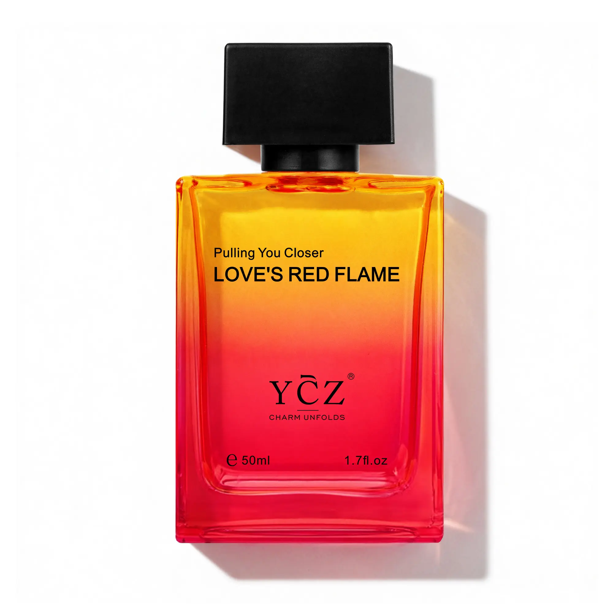 [YCZ] Love's Red Flame Eau de Parfum 1.7 fl oz - Unisex Warm Spicy Woody Intense Perfume, Citrus Spicy Fragrance, Long-Lasting for Dates, Evening Occasions, Daily Use, Fragrances Perfumes Cologne Inspired by Romantic Spark