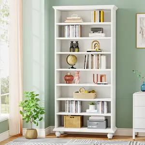 LITTLE TREE 9-Tier Shoe Storage Cabinet with LED Lighting, 30 Pairs Narrow Tall Freestanding Shoes Cabinet, Wood Entryway Shoe Organizer with Solid Wooden Legs for Closet