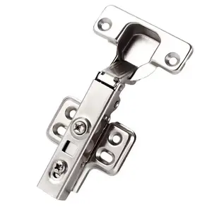Soft Close Cabinet Hinge, 110° Full Coverage Silent Cabinet Hinge, Hydraulic Buffer Slow Close Hinge for Cabinet & Wardrobe Door