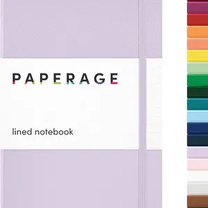 Paperage Lined Notebook - 160 pages Factory Edition, Ideal for Writing and Note-Taking, Perfect for Organizing Thoughts and Ideas
