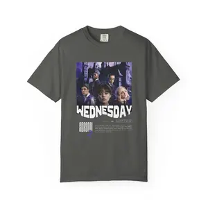 Wednesday TV Show Cast Tee | Nevermore Academy Crew | Pop Culture Nostalgia, Fashion Cotton, Full Colors, Full Sizes, For Men, For Women