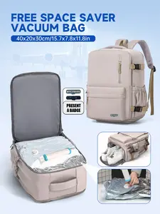 Durable Laptop Backpack with Shoe Compartment Measuring 40*30*20, Vacuum Compressed Travel Bag, Large Capacity Foldable Hiking Backpack, Vacuum Compression Travel Backpack, Multifunctional Hiking Gear