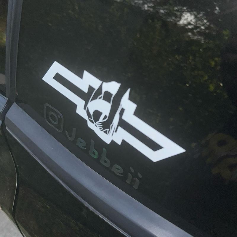 Chevy girl car decal