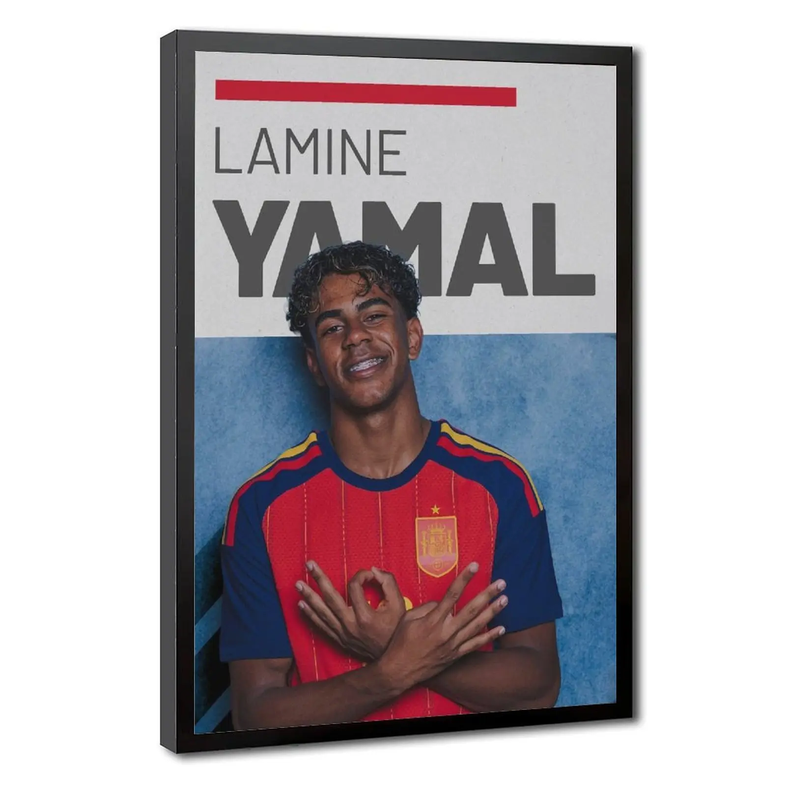 Lamine Yamal Soccer Player Wall Posters, Premium Football Print Decor for Bedroom, Unique Gift for Youth Football Supporters, Home Decoration Wall Art