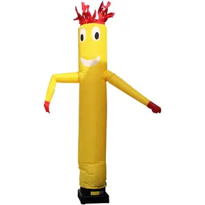 10ft Inflatable Tube Man, Wacky Waving Inflatable Tube Guy, Sky Dancer, Inflatable Dancing Man for Advertising Party Decoration, 10ft X 18inch, Yellow