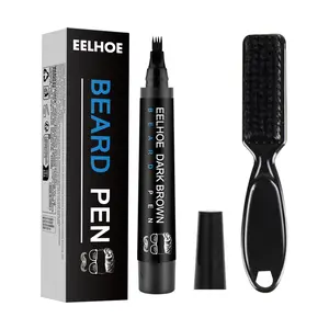 Eelhoe Beard Headline Filler Kit Waterproof Sweat-Proof Smear-Proof Makeup Beard Pen Beard Tracing Pen