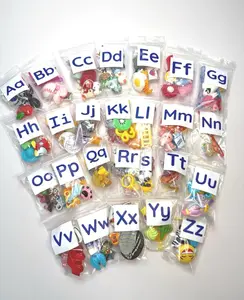 Say & Play Alphabet Objects Set, 130+ Beginning Sound Trinkets for Phonics and Speech Therapy, 5 per Letter A-Z, Montessori Learning Materials