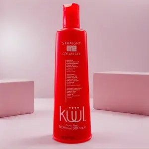Kuul Straight Me Cream Gel - Unisex Daily Haircare Styling Bottle, 10.14 fl oz