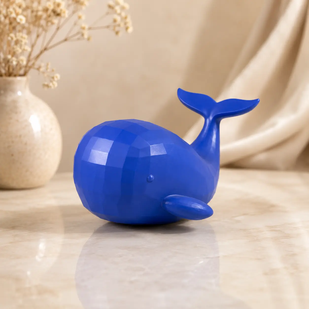 1-Piece Light Durable Plastic 3D Printed Whale Soap/Sponge Holder with Drainage Hole - Solid Color Ocean Decor Bathroom Soap Dish, Great Gift for Mothers, Home Kitchen Supply (1 per Pack)