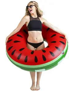 BigMouth Giant 4 FT Watermelon Slice Inflatable Swimming Pool Float Raft Tube - Durable & Hilarious Unisex Pool & Beach Party Fun