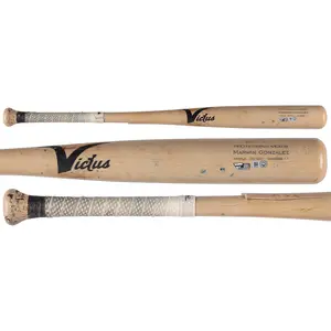 Marwin Gonzalez New York Yankees Game-Used Tan Victus Broken Bat vs. Oakland Athletics on June 27, 2022 - Fanatics Authentic Certified