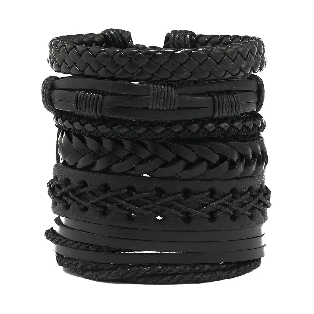 Six piece set in black