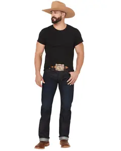 Cody James Men's Tucson Wash Jackson Slim Straight Selvedge Rigid Denim Jeans - Cjho24j25-Dkw