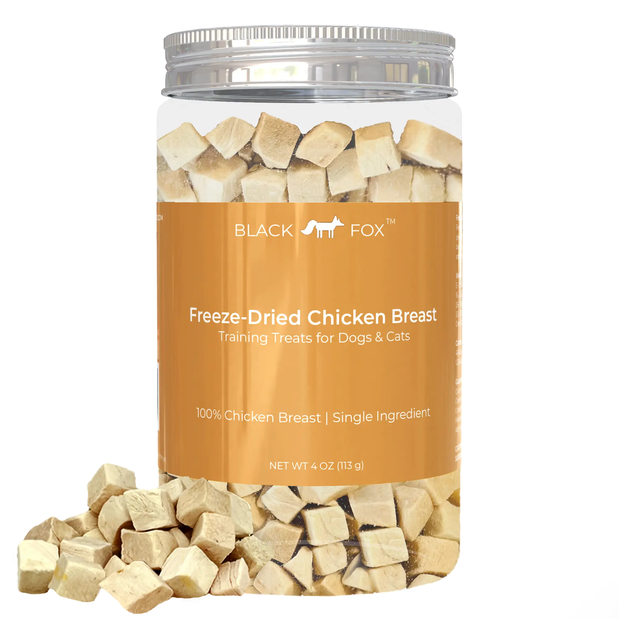 Freeze-Dried Chicken Breast Training Treats Snacks for Dogs & Cats