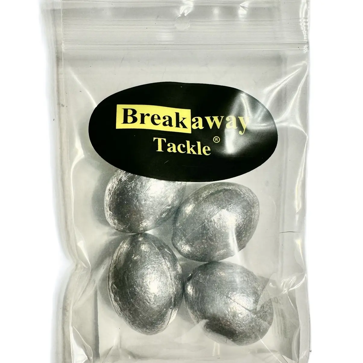 Breakaway Tackle 3 oz Egg Sinker, 4 pack