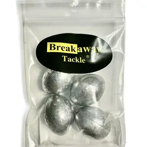 Breakaway Tackle 3 oz Egg Sinker, 4 pack