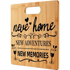 House Warming Gifts New Home, Perfect House Warming Gifts, New Home Gift Idea for Women Men Homeowner, New Apartment Essentials, New Home New Adventure New Memories 2025 Cutting Board,11.6 * 11''