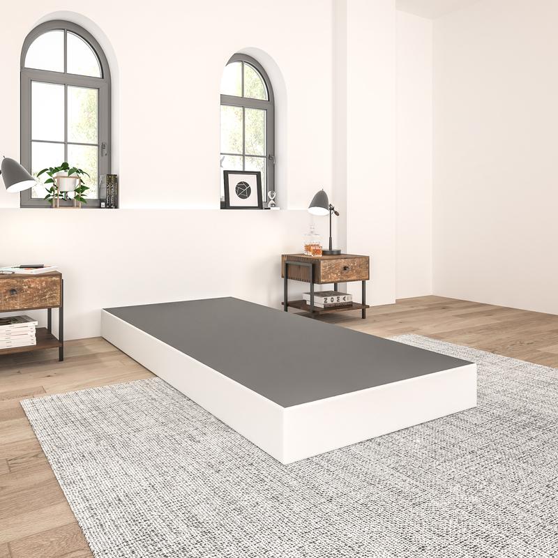 Edenza-Queen Box Spring 5 7 9 Inch, Heavy Duty Mattress BoxSpring Foundation, Sturdy Queen Box Springs for Bed with Fabric Cover Set, Easy Assembly, Noise Free