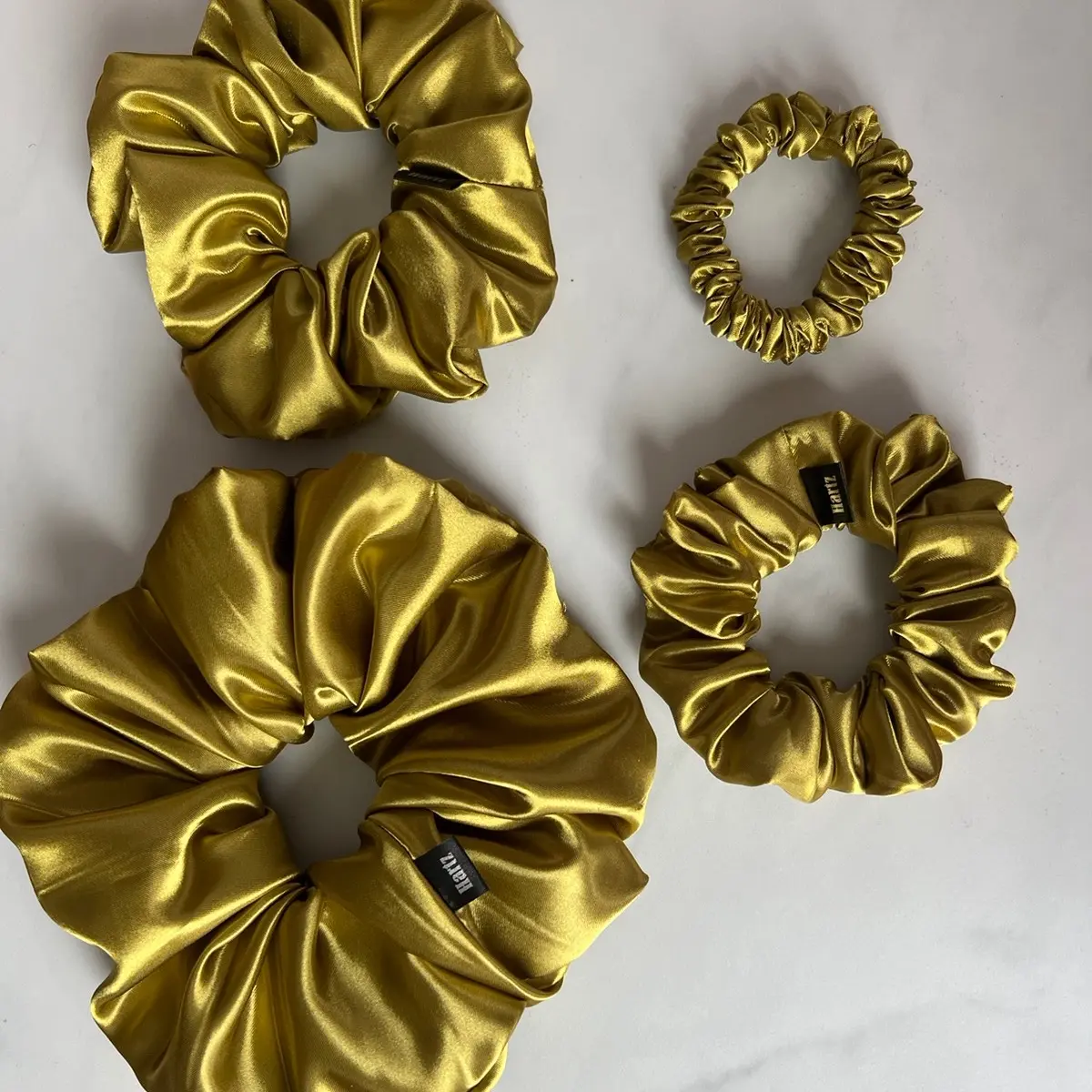 HartzScrunchies Whole Set Of Satin Scrunchies