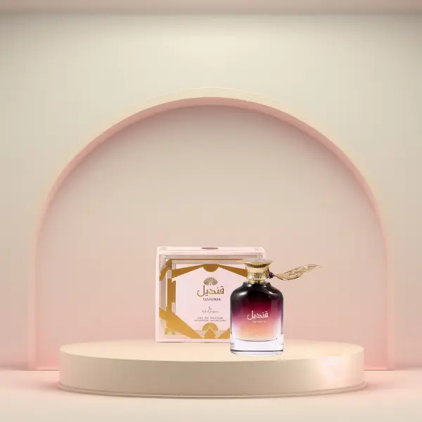Ard Al Zaafaran Qandeel Eau de Parfum Spray for Women 3.4 Ounce Strong Scent with Blackcurrant Cherry Mandarin Lemon Top Notes