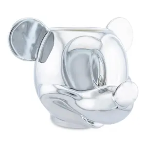 Disney 100 Mickey Mouse 3D Sculpted Platinum Ceramic Mug | Holds 20 Ounces Disney 100 Mickey Mouse 3D Sculpted Platinum Ceramic Mug | Holds 20 Ounces