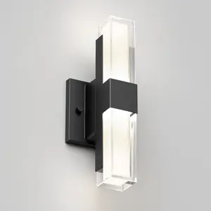 Gemini indoor-outdoor LED wall light