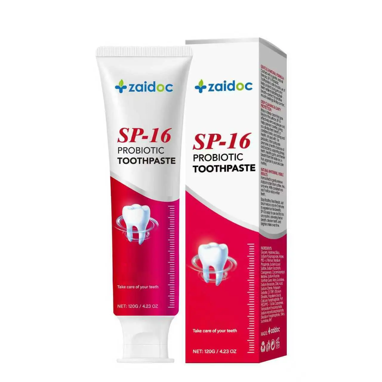 Oral Care Toothpaste, Alcohol-Free Formula Delivers Long-Lasting Fresh Breath, Convenient Single Pack