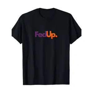 Fed Up T-shirt Funny Logo Humor Parody, Men's T-shirt