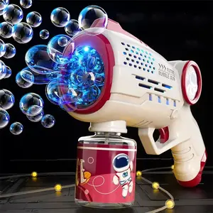 Astronaut Design Electric Bubble Machine, 1 Box Automatic Bubble Machine with Light, Indoor & Outdoor Teenager's Toy, Perfect Gift for Teenagers