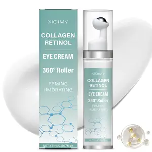 15ML Retinol & Collagen Rollerball Eye Cream, Deep Moisturizing, Hydrating, Smooths Skin Texture, Eye Care Treatment, Moisturizer