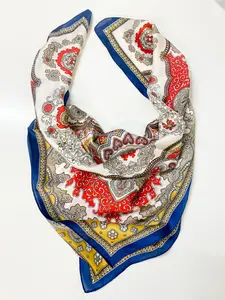 Paisley Print Silky Bandana