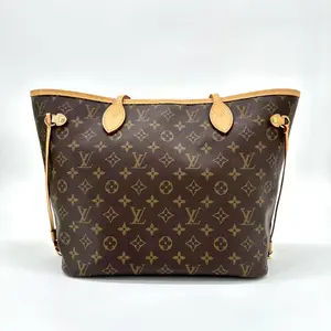 Pre-owned Louis Vuitton Monogram Tote Bags LV Neverfull MM in Pivoine