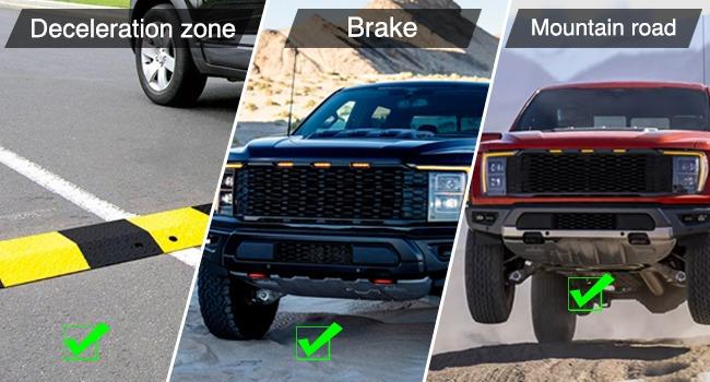 Nilight Ditch Light Bracket Hood Mount Brackets for Front A-Pillar Auxiliary Offroad LED Pod Lights Work Lighting on F150 Raptor 2017-2023 F-150 2015-2023