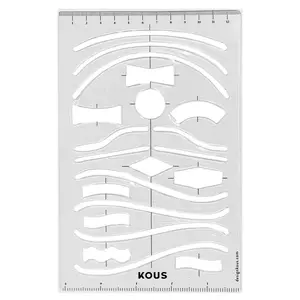 KOUS Ruler Line Template for Calligraphy and Art Projects